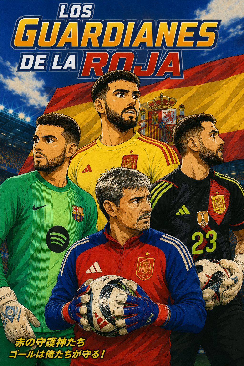 Los guardianes de La Roja: Unai Simón, David Raya y Joan García, listos para el Mundial 2026